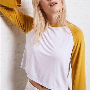 Yellow & White Bell Sleeved Shirt